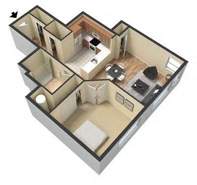 The Douglas Apartments Corbett Floor Plan